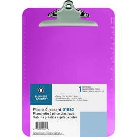 Bus. Source Spring Clip Plastic Clipboard