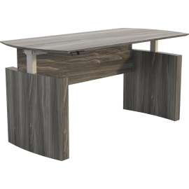 Safco Medina Curved Height-Adjustable Desk