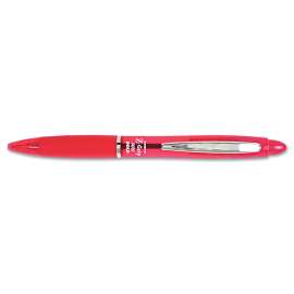 Z-Grip MAX Retractable Ballpoint Pen, Bold 1.2mm, Red Ink, Translucent Red Barrel, Dozen