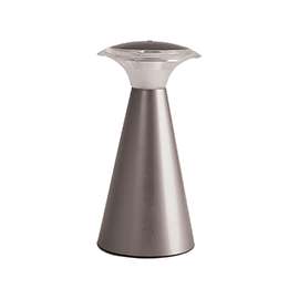 LIGHT IT 24411-101 Lantern Touch, AA Battery, LED Lamp, Plastic, Silver