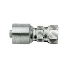 GATES MegaCrimp G25170-0812 Hose Coupling, 1-1/16-12, Crimp x JIC, Straight Angle, Steel, Zinc