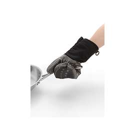 Good Grips 1147907 Oven Mitt with Magnet, 13 in L, 7-1/2 in W, Silicone, Black