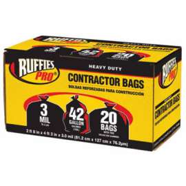 20PK 42GAL BLK Cont Bag