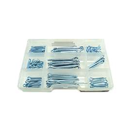 MIDWEST FASTENER 11212 Cotter Pin Assortment, Steel, Zinc