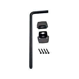 ProSource 33182PKS-PS Cane Bolt, 1/2 in Bolt Head, 18 in L Bolt, Steel