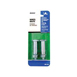 ARNOLD ASB-150 Wheel Bolt, Universal, Steel, For: Wheels with 1/2 in Dia Bore and Hub Width of 1 1/2 in or Less