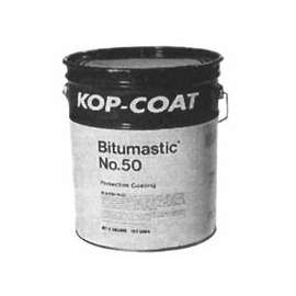 Protective Coating, No 50, Black, Tar Scent, 5 gal