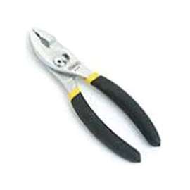 STANLEY 84-098 Slip Joint Plier, 8 in OAL, 11/16 in Jaw Opening, Cushion-Grip Handle, 1-3/8 in L Jaw