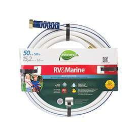 SWAN MRV58050 Water Hose, 5/8 in ID, 50 ft L, White