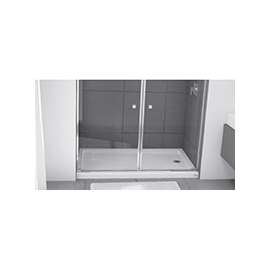 BOOTZ 010-1001-00 Shower Base, 60 in L, 30 in W, 5 in H, Steel, White, Alcove Installation