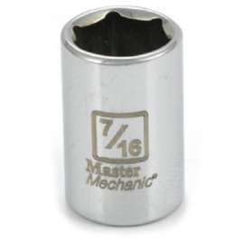 MM1/4DR 7/16 6PT Socket