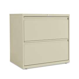 Two-Drawer Lateral File Cabinet, 30w x 18d x 28h, Putty