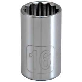 MM 1/2" 16mm Met Socket