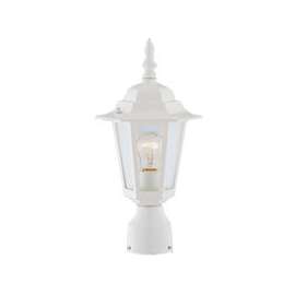 Boston Harbor Dimmable Outdoor Lantern, (1) 60/13 W Medium A19/Cfl Lamp, White