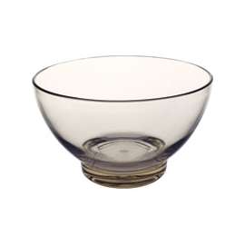 Knack3 165306I Large Rice Bowl, Acrylic, Warm Gray