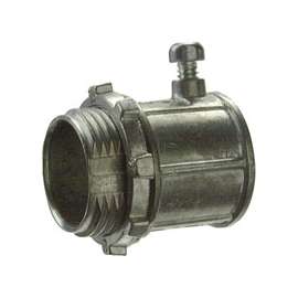 Halex 21211 Set Screw Connector, 1/2 in, Zinc