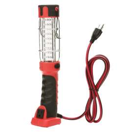 CCI L1922 Trouble Work Light with Grounded Outlet, 120 V, 60 W, LED Lamp