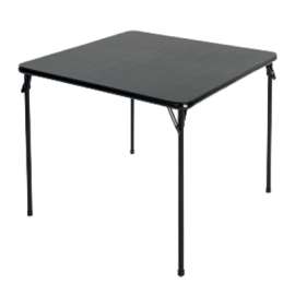 34"SQ BLK Fold Table