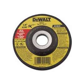 High-Performance Metal Grinding/Cutting Wheels, Type 27, 4 1/2", A60T Grit