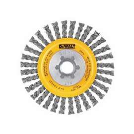 Stringer Wire Wheel, 4 in D, .02 in Carbon Wire, 20,000 rpm