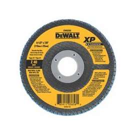Extended Performance Flap Wheels, Type 27, 4 1/2 in, 40 Grit, Zirconia