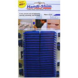 40PK 1/4" BLU Shim