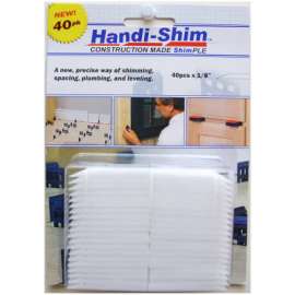 40PK 1/8" WHT Shim