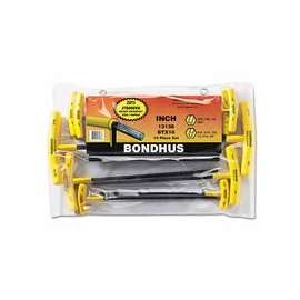 Balldriver T-Handle Hex Key Sets, Hex Ball Tip, Inch