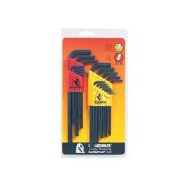 Hex L-Wrench Combination Sets, 22 per set, Hex Tip, Inch/Metric