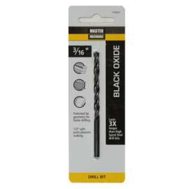 MM3/16x3-1/2 BLK OXBit