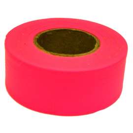 150' Glo PNK Flag Tape
