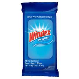 Windex 28CT Flat Wipes