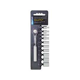 Vulcan 11PC-2 Socket Set, Chrome Vanadium Steel, Chrome