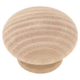 2PK 1-1/2" WD RND Knob