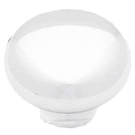 2PK1-3/8" WHT RND Knob