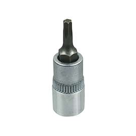 Vulcan 55050023SD Star Bit Socket, T6 Tip, Chrome