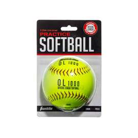 Franklin Sports OL 1000 Series 10981 Soft Ball, 12 in Dia, Synthetic