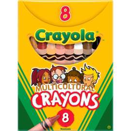 Crayola Large Regular Multicultural Crayons