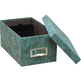 Globe Weis Agate Heavy-duty Card File Lid Box