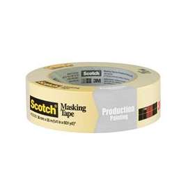 Scotch 2020-36AP Masking Tape, 60 yd L, 1.41 in W, Tan