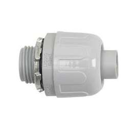 Halex Quick-Set 97622 Liquidtight Connector, Compression, 1.69 in Dia