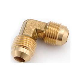 Anderson Metals 754055-10 Tube Elbow, 5/8 in, 90 deg Angle, Brass, 1400 psi Pressure