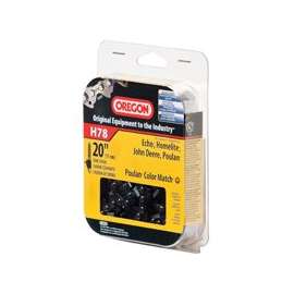 Oregon H78 Chainsaw Chain, 20 in L Bar, 0.05 Gauge, 0.325 in TPI/Pitch, 78-Link
