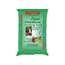 BACCTO Organic Potting Soil, 8 qt, Bag