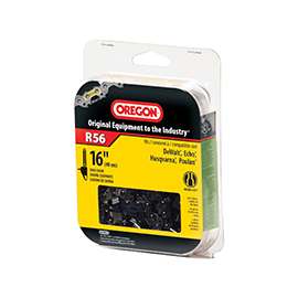Oregon Micro-Lite R56 Chainsaw Chain, 16 in L Bar, 0.043 Gauge, 3/8 in TPI/Pitch, 56-Link