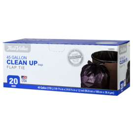 TV 20CT 45GAL Trash Bag