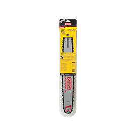 Oregon AdvanceCut 27850 Bar and Chain Combo, Small Bar Nose Radius, 70-Drive Link, 72V Chain, 3/8 in TPI/Pitch
