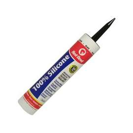 Red Devil 081660 Silicone Sealant, Black, -60 to 400 deg F, 9 fl-oz Cartridge