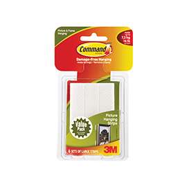 Command 17206-VP Picture Hanging Strip, Foam