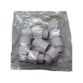 LASCO 436007CPRMC Pipe Adapter, 3/4 in, MIP x Slip, PVC, SCH 40 Schedule
